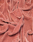 Mulberry Pink Silk Velvet Fabric - Fashion Fabrics Los Angeles 