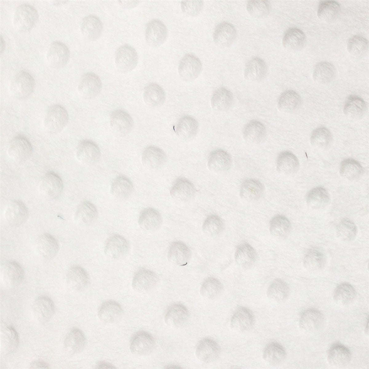White Minky Dimple Dot Fabric - Fashion Fabrics Los Angeles 