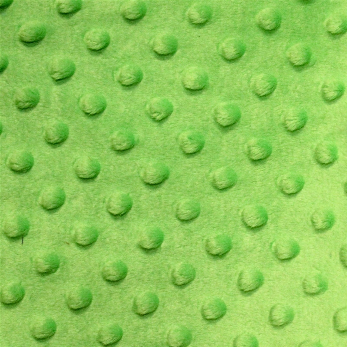 Lime Green Minky Dimple Dot Fabric - Fashion Fabrics Los Angeles 