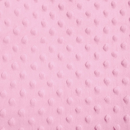 Light Pink Minky Dimple Dot Fabric - Fashion Fabrics Los Angeles 