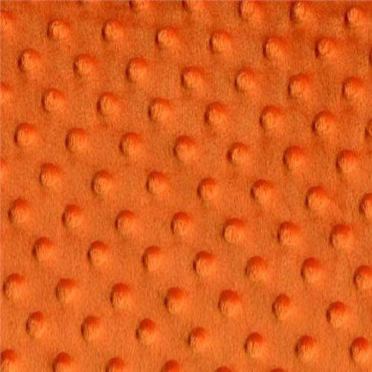 Orange Minky Dimple Dot Fabric - Fashion Fabrics Los Angeles 