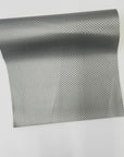 Tissu en vinyle marin en fibre de carbone argent foncé