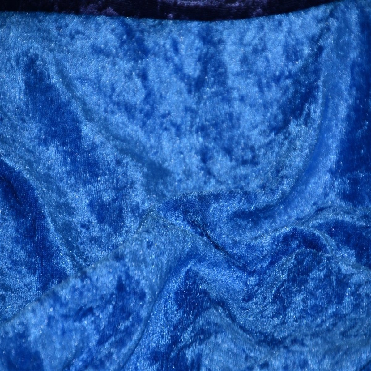Royal Blue Panne Crush Stretch Velvet Fabric - Fashion Fabrics Los Angeles 