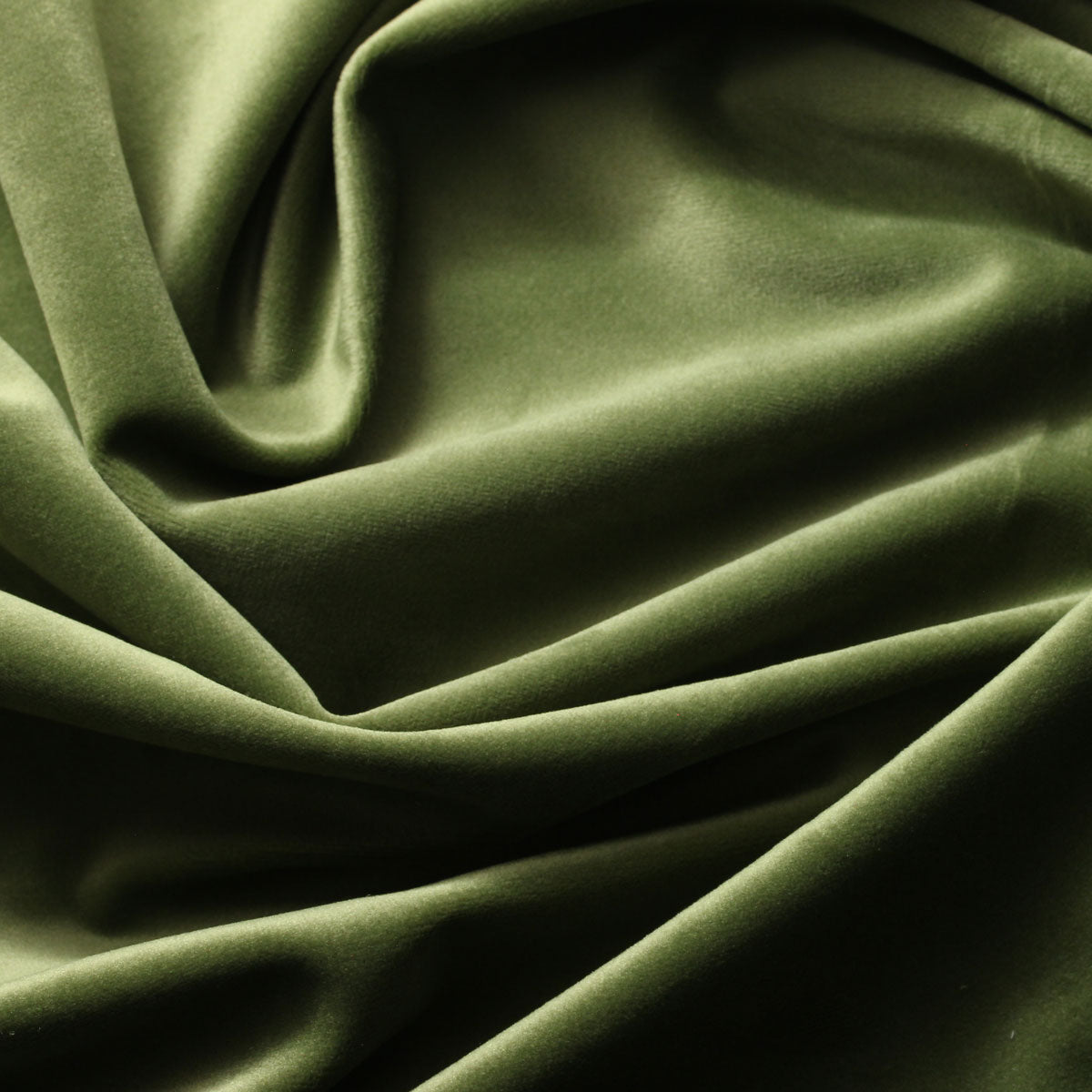 Avocado Green Camden Velvet Polyester Upholstery Drapery Fabric - Fashion Fabrics Los Angeles 