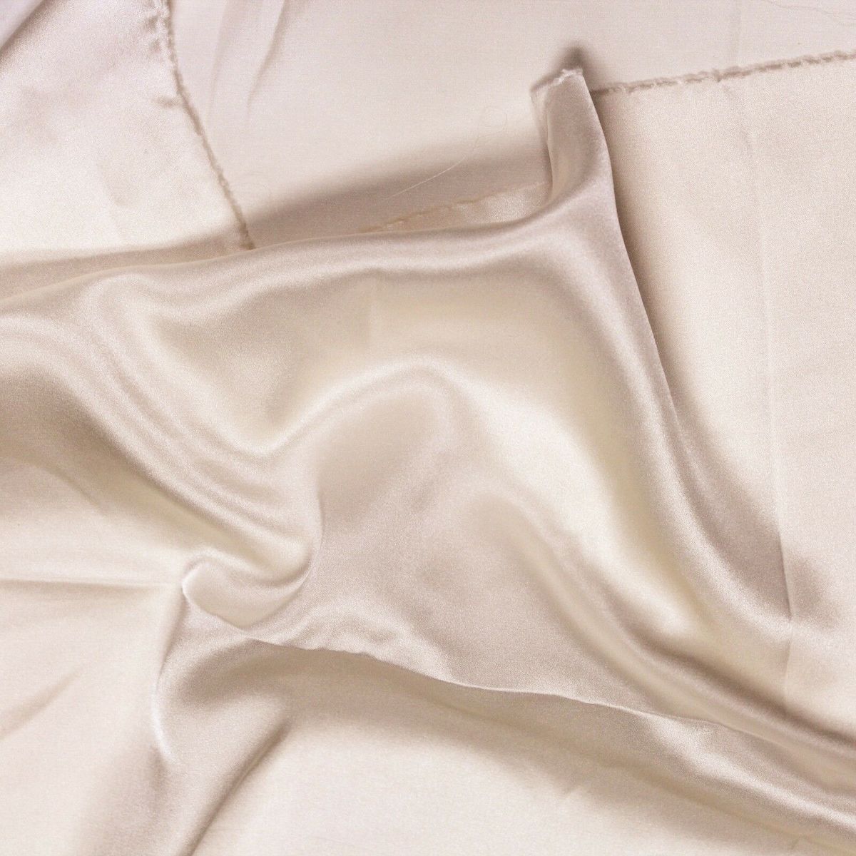 Beige Silk Charmeuse Fabric - Fashion Fabrics Los Angeles 