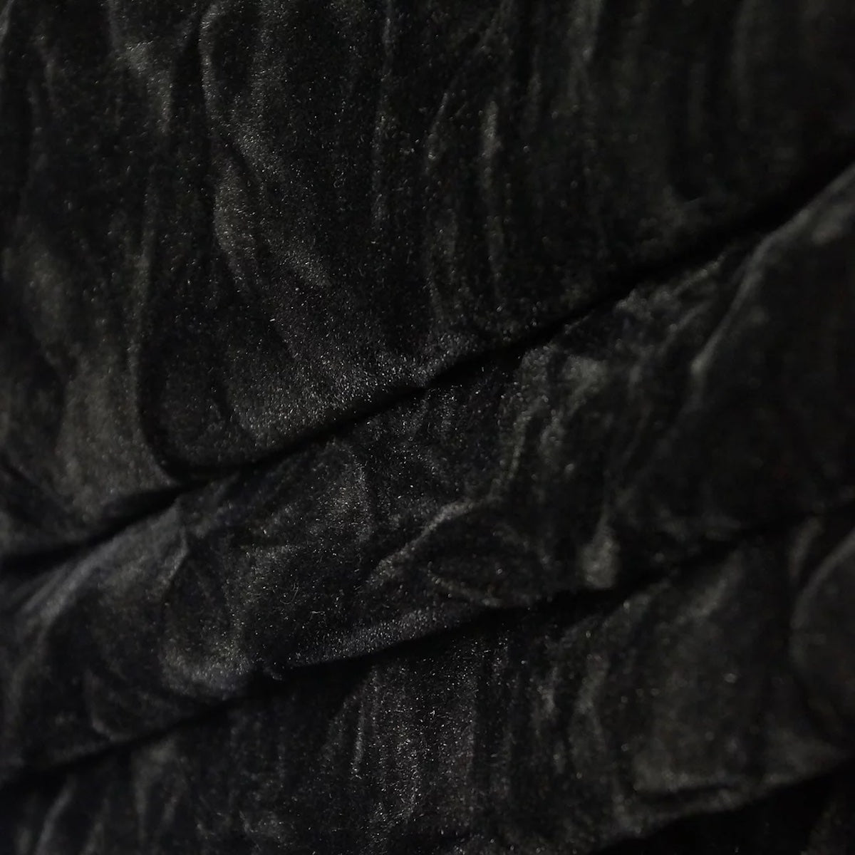 Black Crushed Velvet Flocking Fabric - Fashion Fabrics LLC