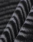 Black Swirl Velvet Flocking Fabric - Fashion Fabrics LLC