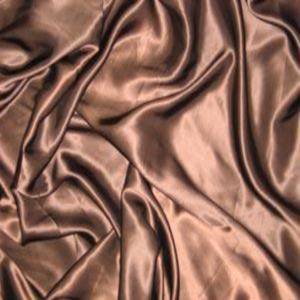 Cocoa Brown Silk Charmeuse Fabric - Fashion Fabrics Los Angeles 