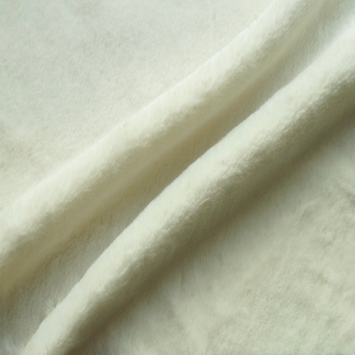 Cream Beige Rex Rabbit Minky Faux Fur Fabric - Fashion Fabrics LLC