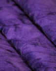 Dark Purple Crushed Velvet Flocking Fabric - Fashion Fabrics LLC