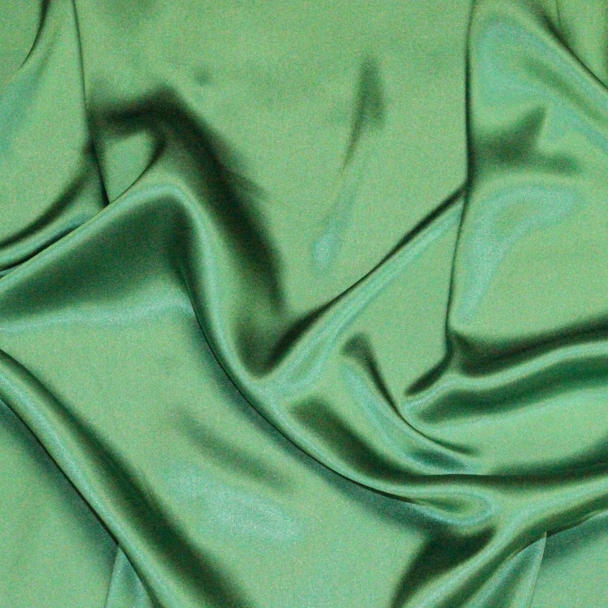 Emerald Green Silk Charmeuse Fabric - Fashion Fabrics Los Angeles 