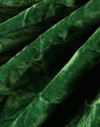Emerald Green Crushed Velvet Flocking Fabric - Fashion Fabrics LLC