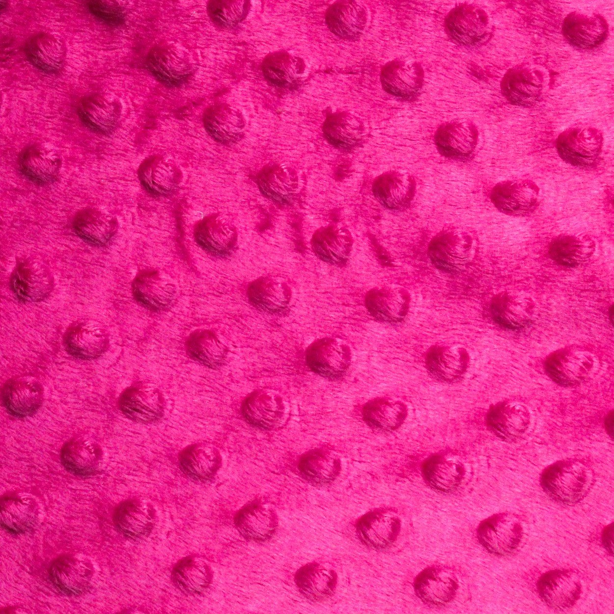 Fuchsia Minky Dimple Dot Fabric - Fashion Fabrics Los Angeles 