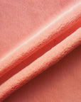 Coral Pink Rex Rabbit Minky Faux Fur Fabric - Fashion Fabrics LLC
