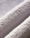 Gray Rex Rabbit Minky Faux Fur Fabric - Fashion Fabrics LLC