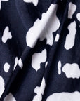 Black White II Cow Velboa Faux Fur - Fashion Fabrics Los Angeles 