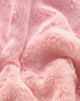 Pink Rex Rabbit Minky Faux Fur Fabric - Fashion Fabrics LLC