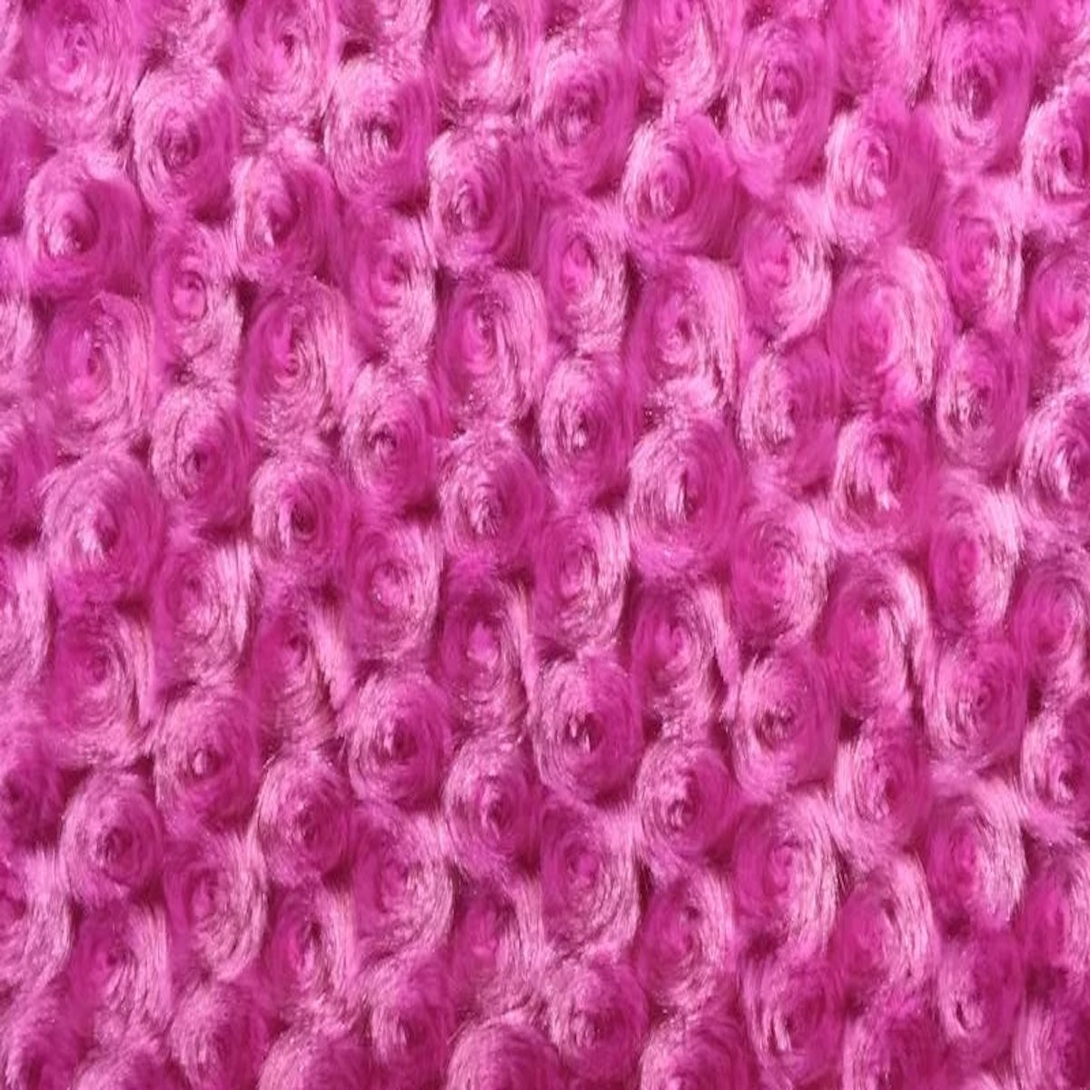Fuchsia Pink Swirl Rosebud Faux Fur Fabric - Fashion Fabrics LLC