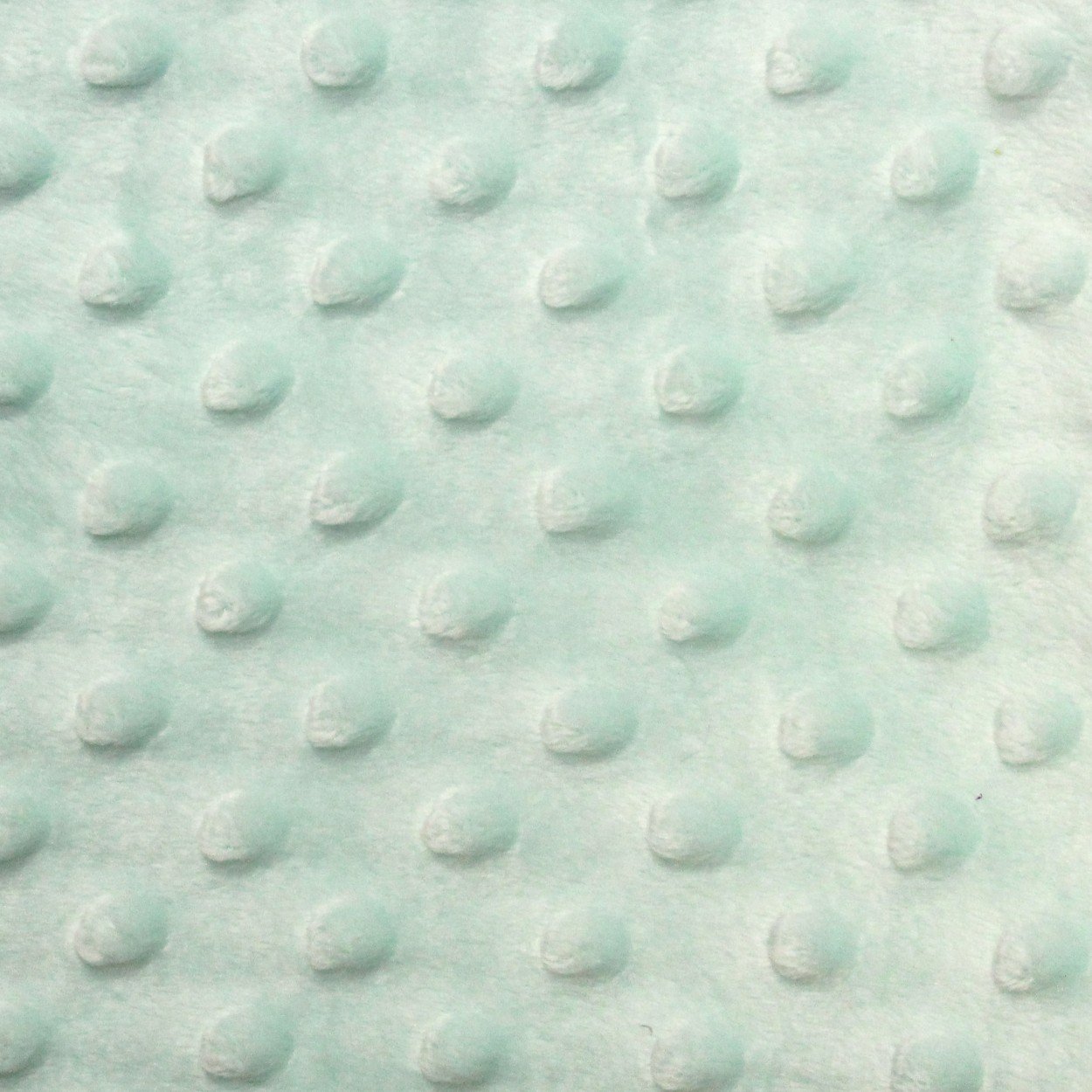 Mint Green Minky Dimple Dot Fabric - Fashion Fabrics Los Angeles 
