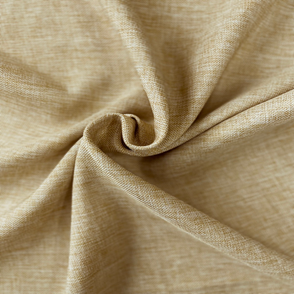 Light Gold Two Tone Vintage Linen Faux Burlap Fabric