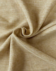Tissu en fausse toile de jute vintage bicolore doré clair 