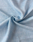 Baby Blue Two Tone Vintage Linen Faux Burlap Fabric