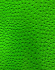 Tela de vinilo de piel sintética de avestruz Saratoga verde neón 