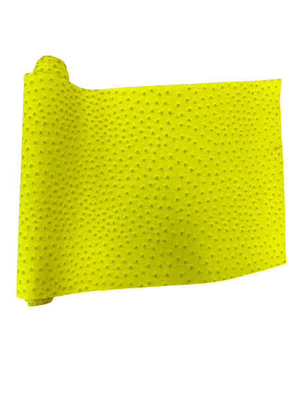 Tissu vinyle en simili cuir d&#39;autruche Saratoga jaune fluo 