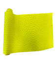 Neon Yellow Saratoga Ostrich Faux Leather Vinyl Fabric