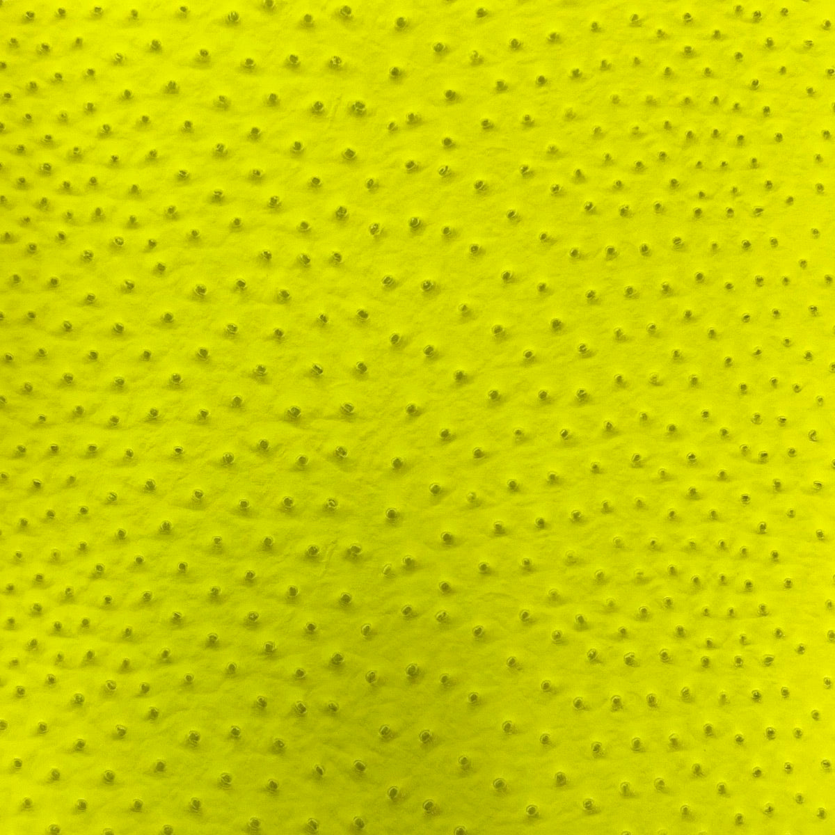 Tela de vinilo de piel sintética de avestruz Saratoga amarillo neón 