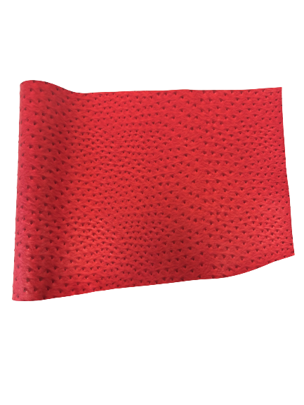 Tissu vinyle en simili cuir d&#39;autruche Saratoga rouge 