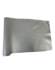 Silver Saratoga Ostrich Faux Leather Vinyl Fabric