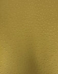Gold Saratoga Ostrich Faux Leather Vinyl Fabric