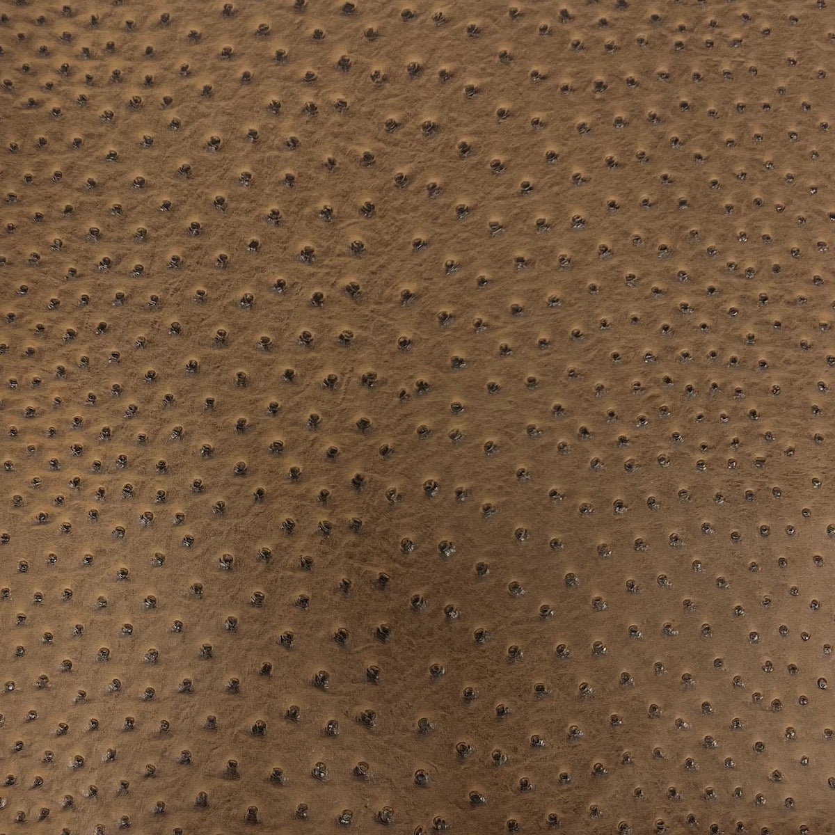 Brown Saratoga Ostrich Faux Leather Vinyl Fabric