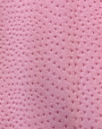 Tissu vinyle en faux cuir d'autruche Saratoga rose Bubble Gum 