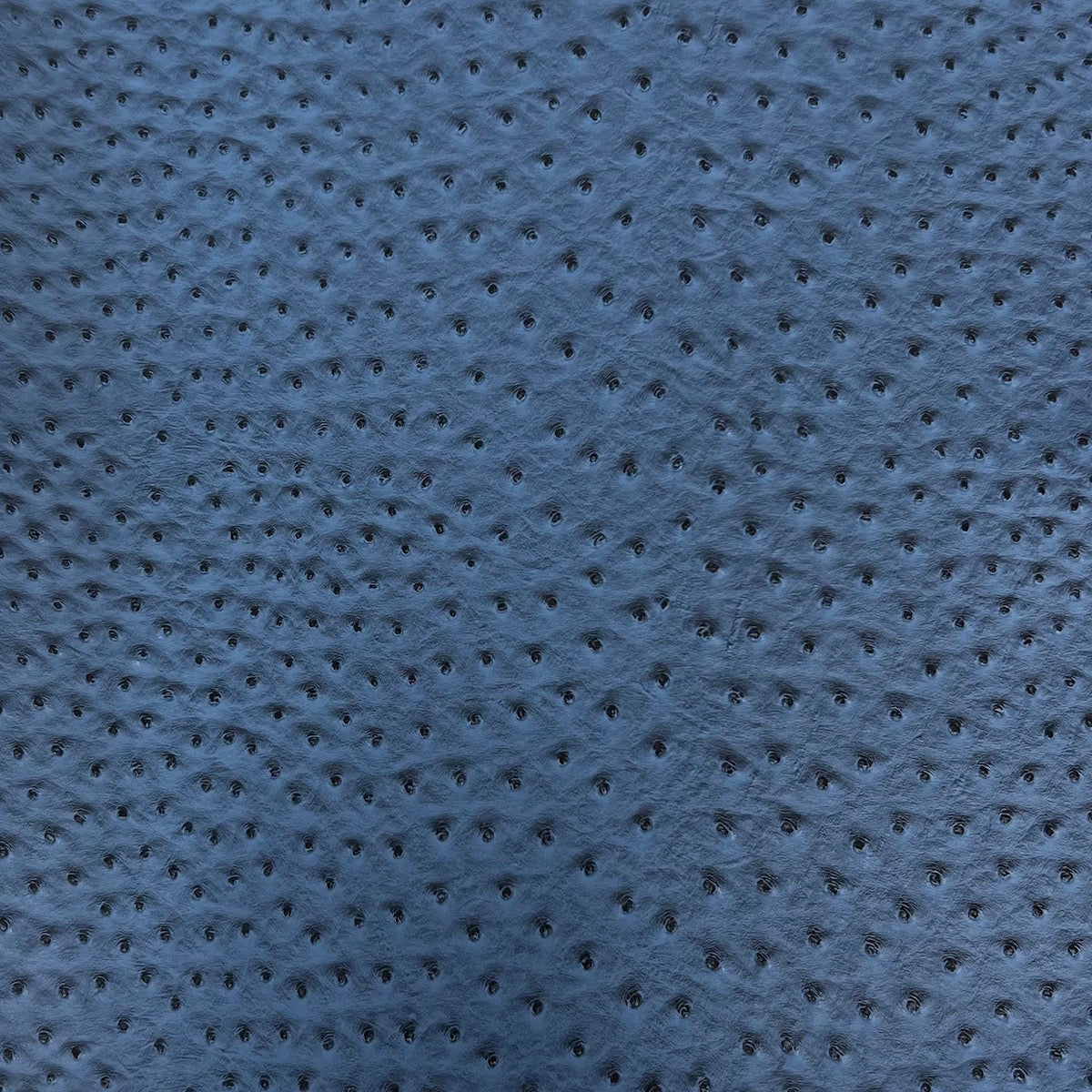 Cobalt Blue Saratoga Ostrich Faux Leather Vinyl Fabric