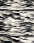 Charcoal Gray Multicolor Ysidro Long Pile Faux Fur Fabric