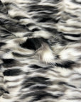 Charcoal Gray Multicolor Ysidro Long Pile Faux Fur Fabric