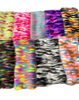 Rainbow Multicolor Ysidro Long Pile Faux Fur Fabric