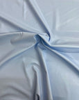 Tissu vinyle en similicuir extensible bidirectionnel bleu ciel 