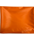 Tissu vinyle en similicuir extensible bidirectionnel orange 