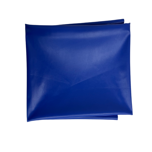Tissu vinyle en similicuir extensible bidirectionnel bleu royal 