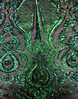 Green Iridescent Chantal Deluxe Sequin Fabric - Fashion Fabrics LLC