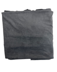 Charcoal Gray Stretch Faux Suede Knit Fabric