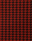 Dark Red Black Acrylic Houndstooth Fabric - Fashion Fabrics Los Angeles 