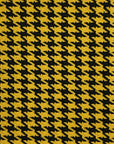 Yellow Black Acrylic Houndstooth Fabric - Fashion Fabrics Los Angeles 
