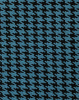 Blue Black Acrylic Houndstooth Fabric - Fashion Fabrics Los Angeles 