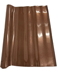 Tissu vinyle marron chocolat à paillettes scintillantes