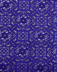 Purple Bandanna Paisley Spandex Fabric - Fashion Fabrics Los Angeles 