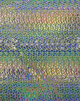 Neon Yellow Tie Dye Hologram Scale Snake Skin Nylon Spandex Fabric - Fashion Fabrics Los Angeles 